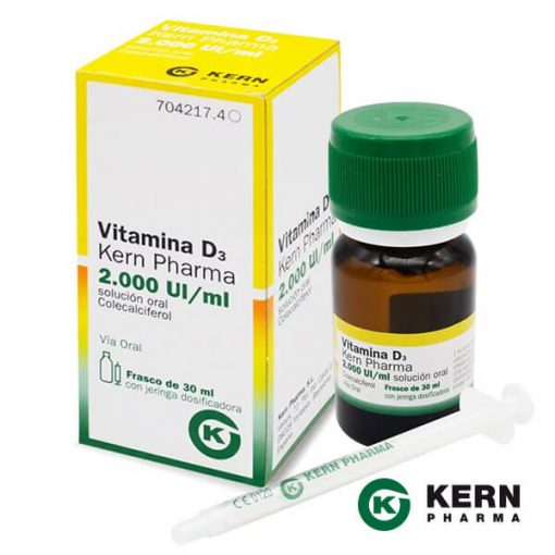 Kern藥廠液態維生素D3（非活性）2000IU/ml, 30ml／罐：圖片 2