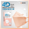 【艾爾絲】4D兒童醫療口罩 韓式KF口罩 蜜桃粉 10入/盒