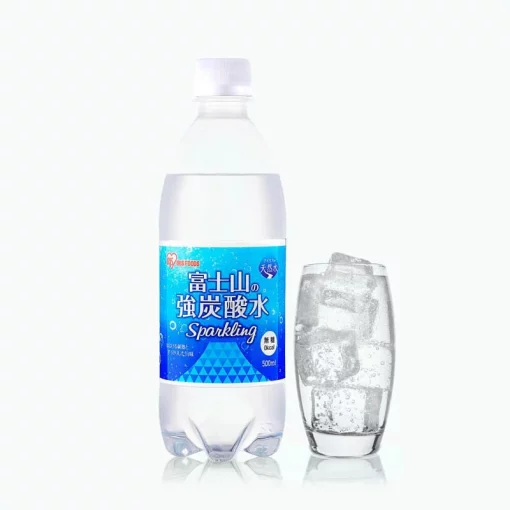 【IRIS OHYAMA】日本製 富士山強氣泡礦泉水 500ml：圖片 2